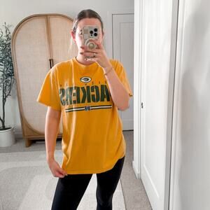 NFL Green‎ Bay Packers Gold Yellow T-shirt
